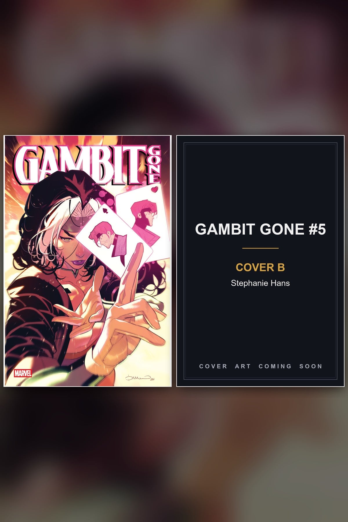 Gambit Gone #5 cover collage - Cover B art coming soon