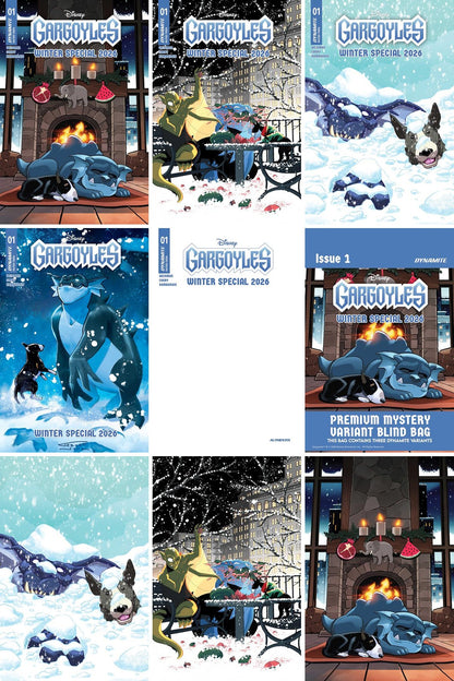 Gargoyles Winter Special 2026 #1 cover collage
