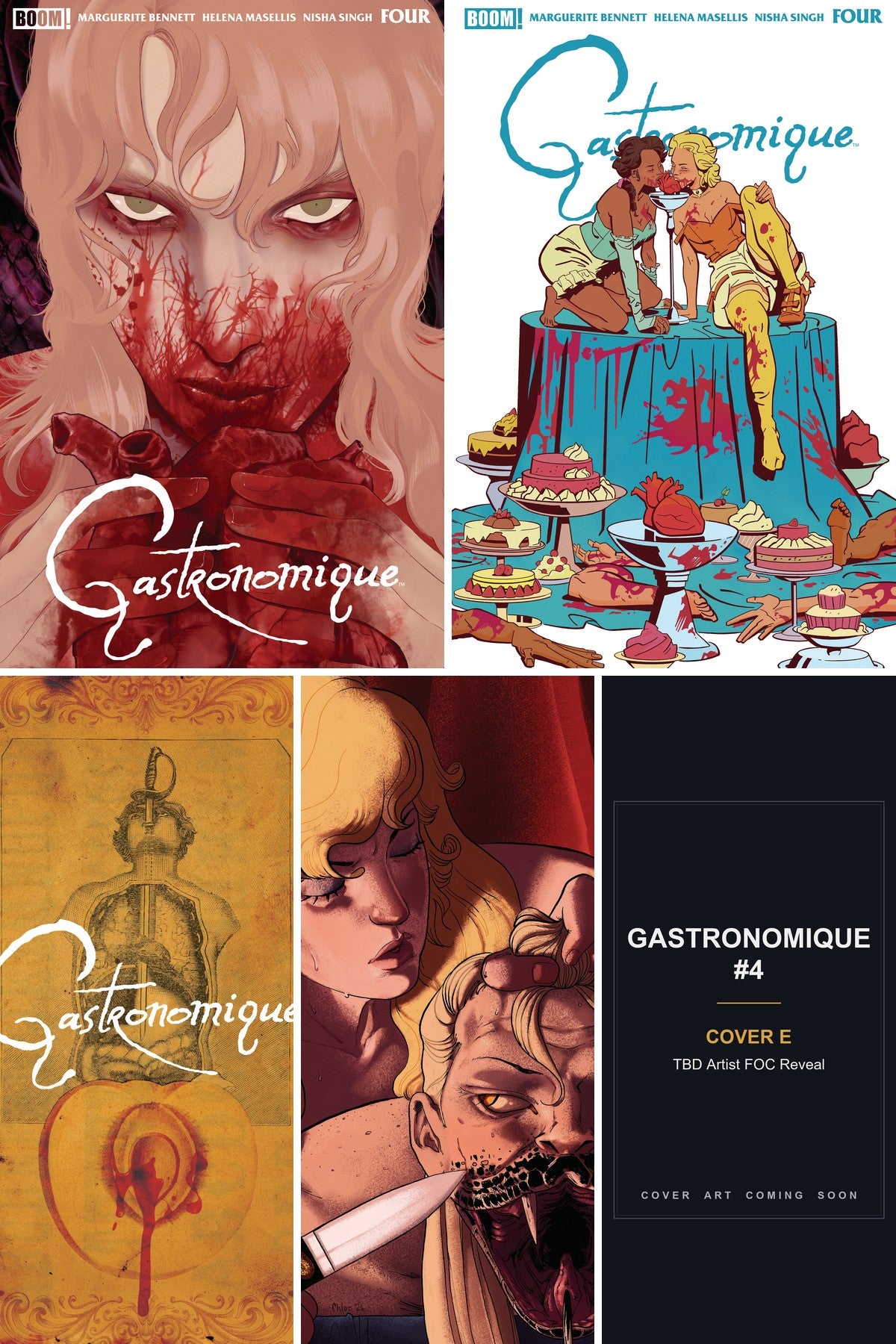 Gastronomique #4 cover collage - Cover E art coming soon