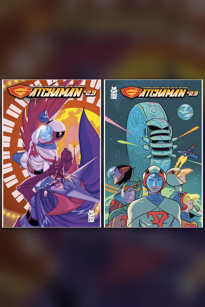 Gatchaman #23 cover collage