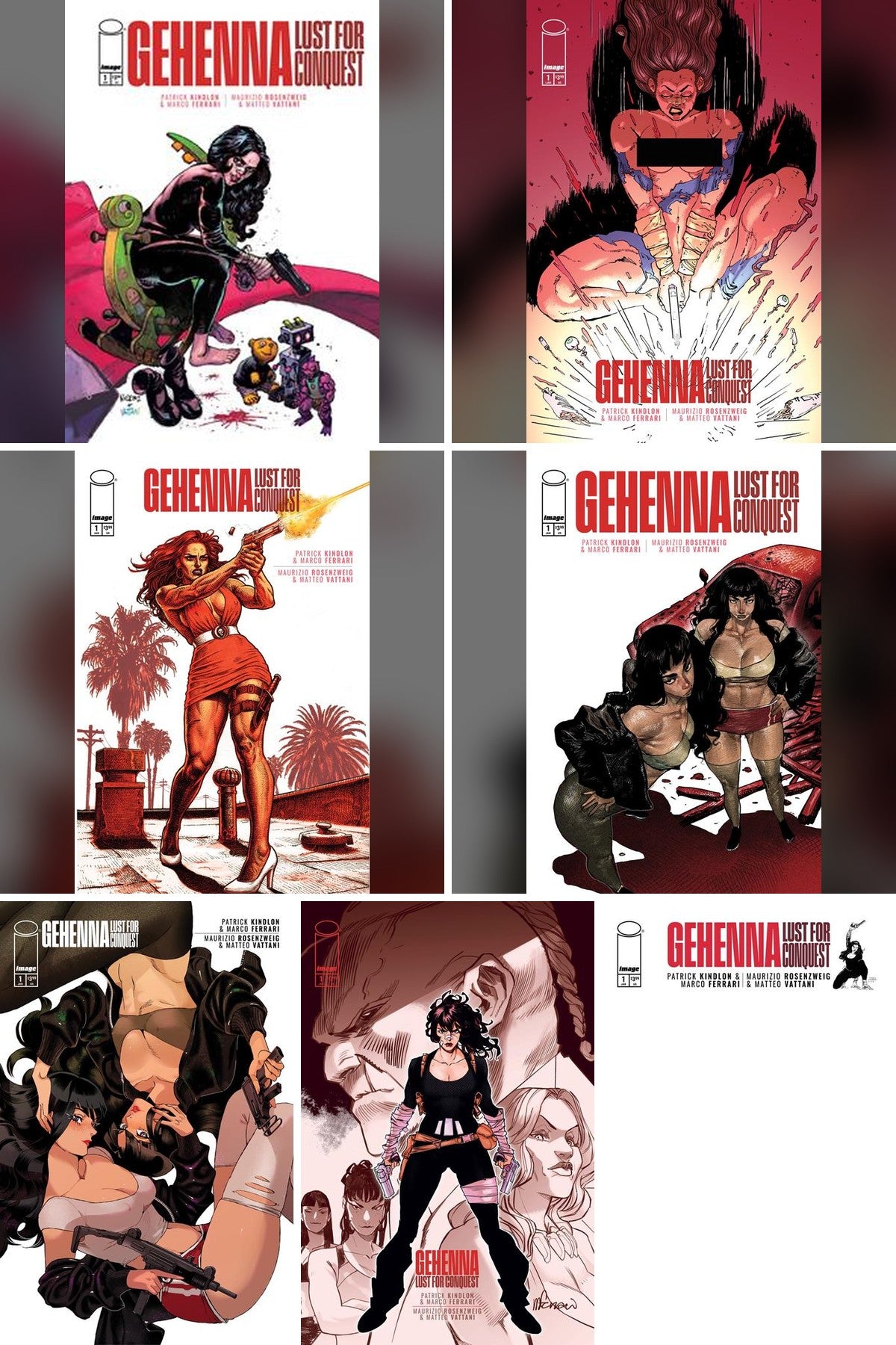 Gehenna: Lust For Conquest #1 (Of 4) cover collage