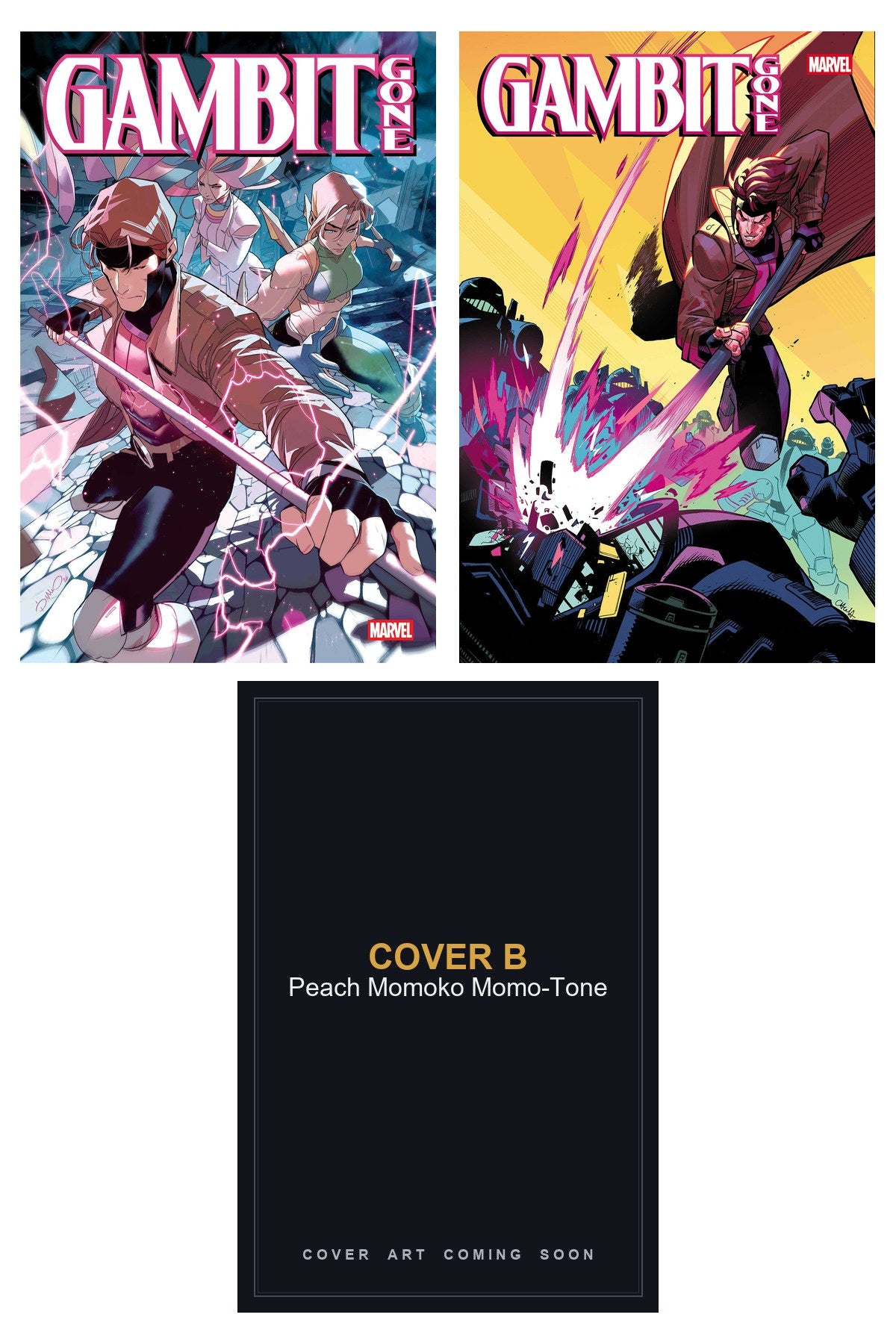 Gambit Gone #3 cover collage — Cover B art coming soon