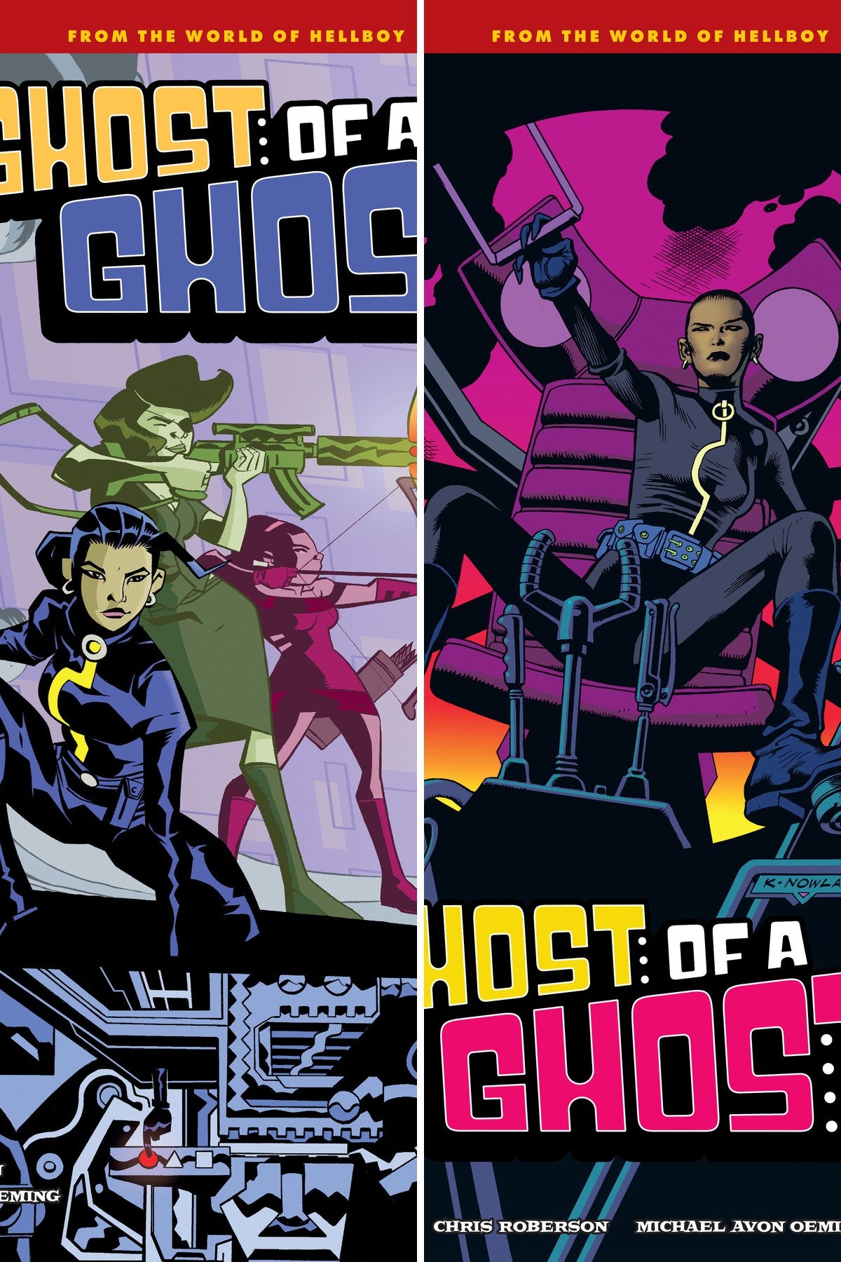 Ghost of a Ghost #2 cover collage