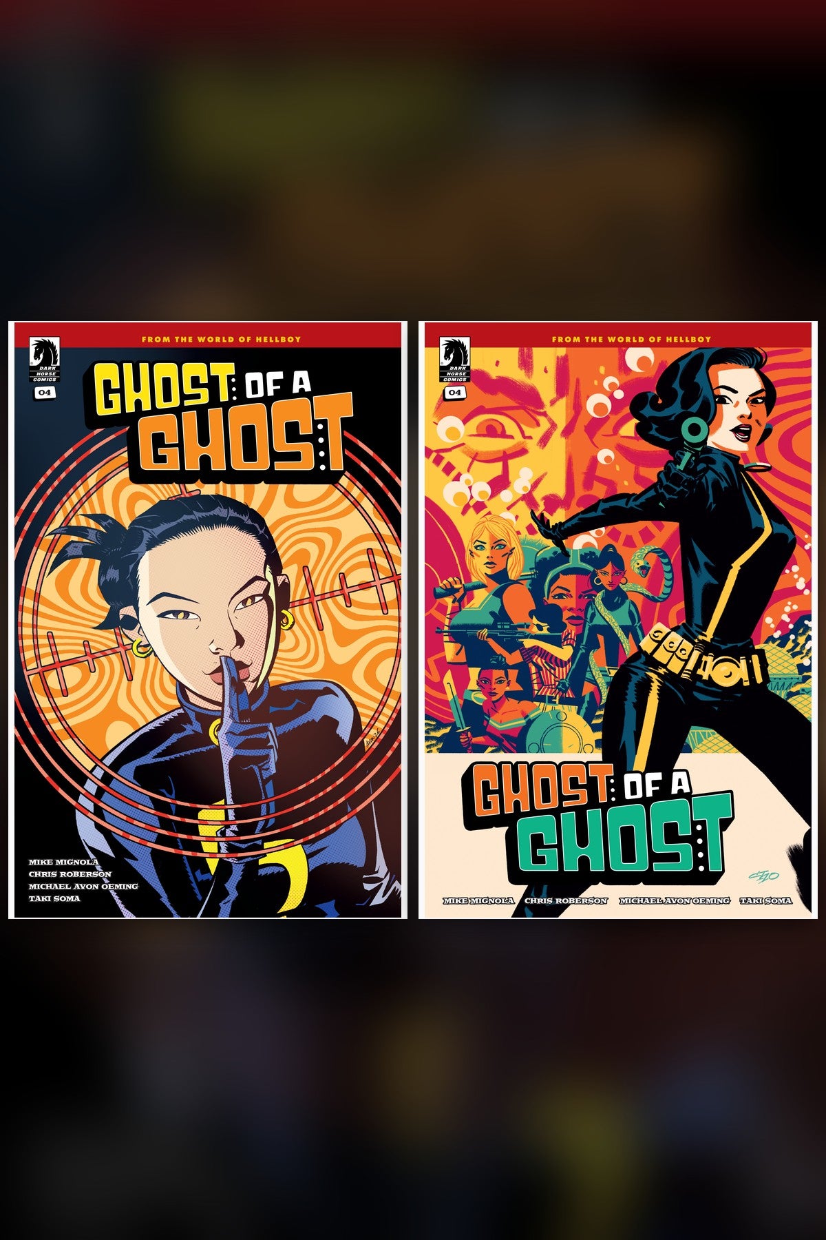 Ghost of a Ghost #4 cover collage
