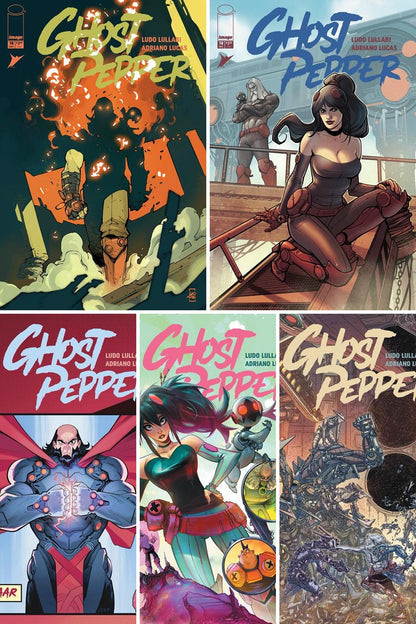 Ghost Pepper #18 cover collage