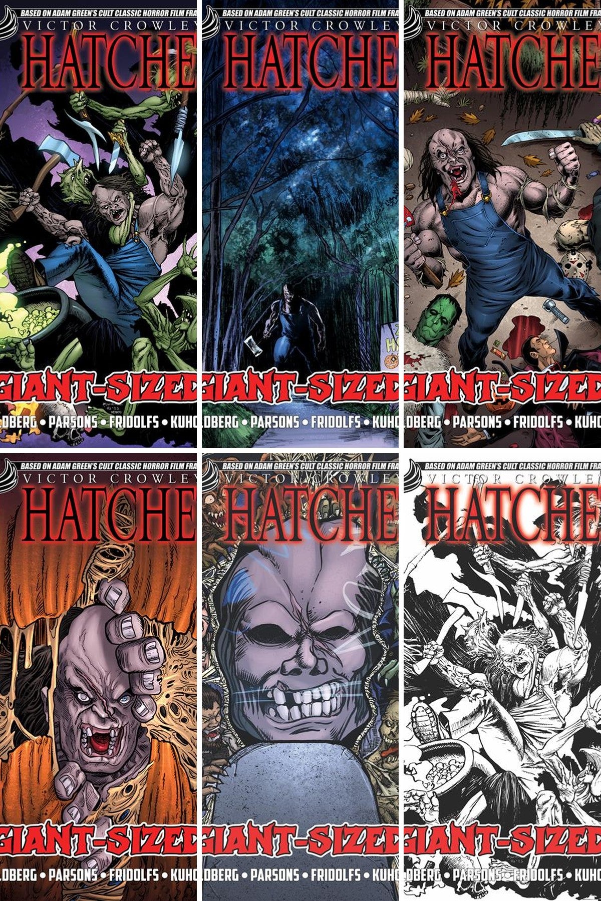 Giant Sized Hatchet Halloween #1 cover collage