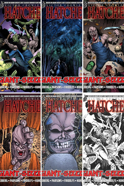 Giant Sized Hatchet Halloween #1 cover collage