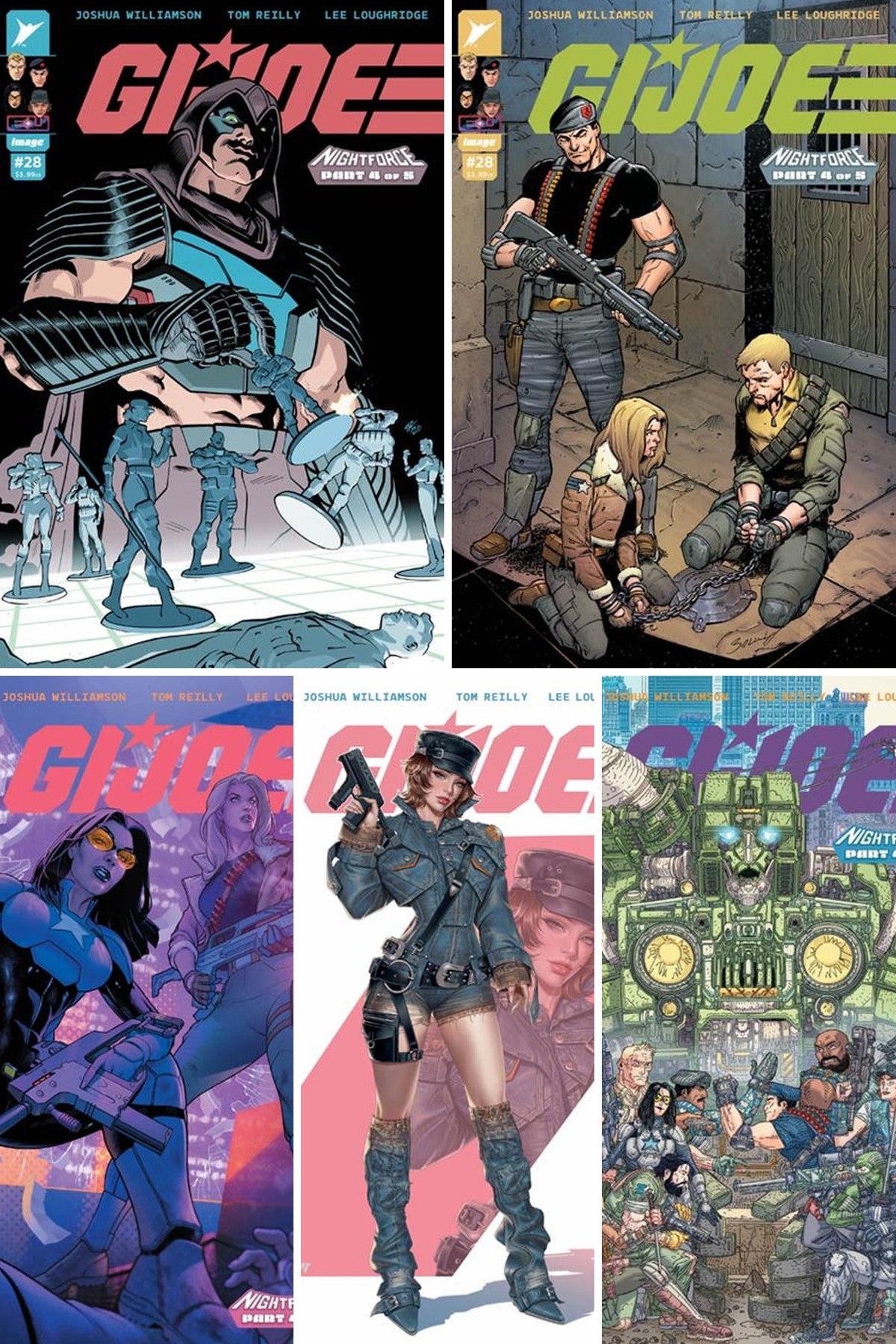 G.I. Joe #28 cover collage