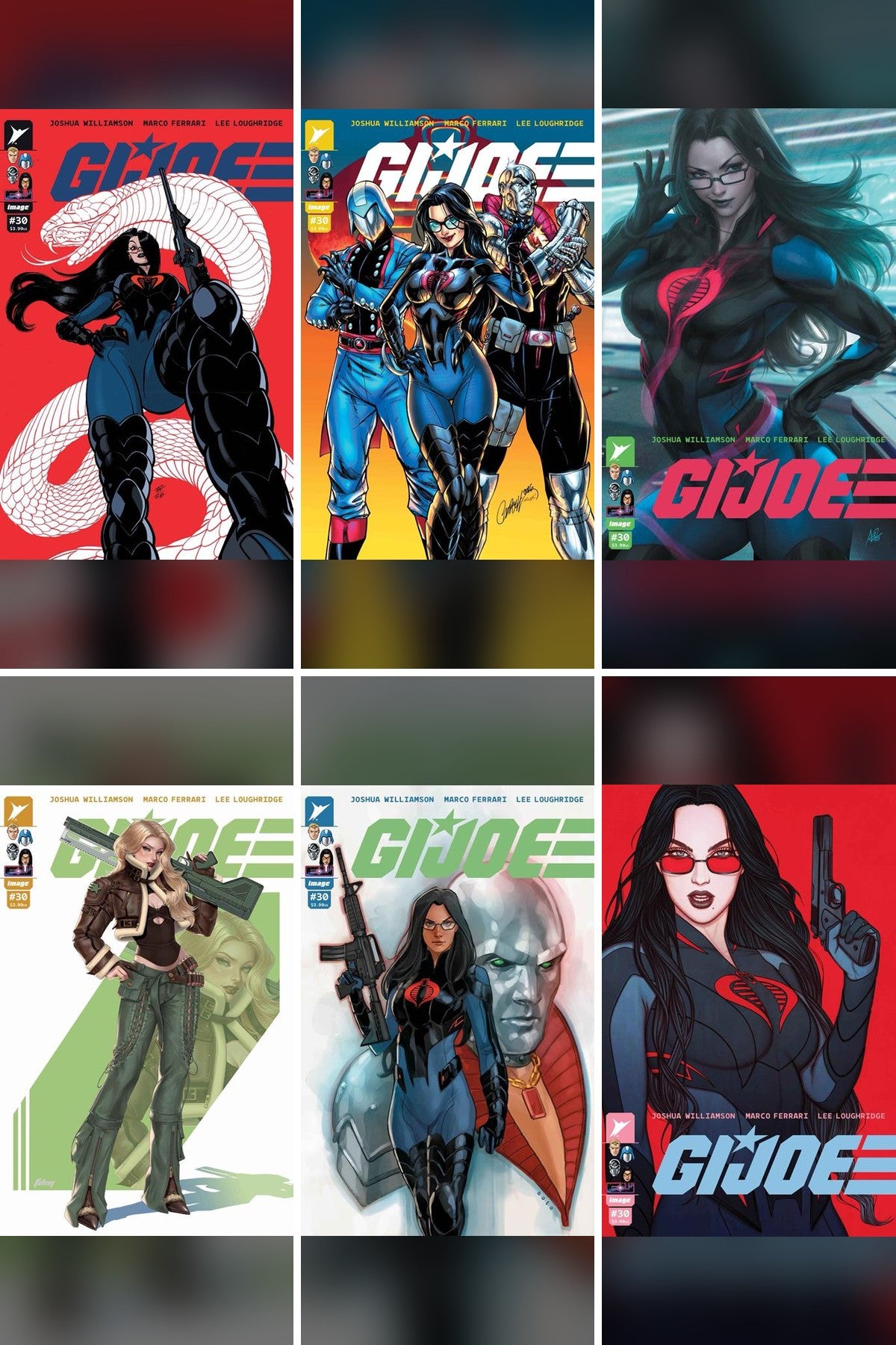 G.I. Joe #30 cover collage