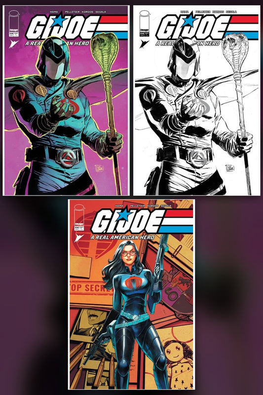 G.I. Joe A Real American Hero #334 cover collage