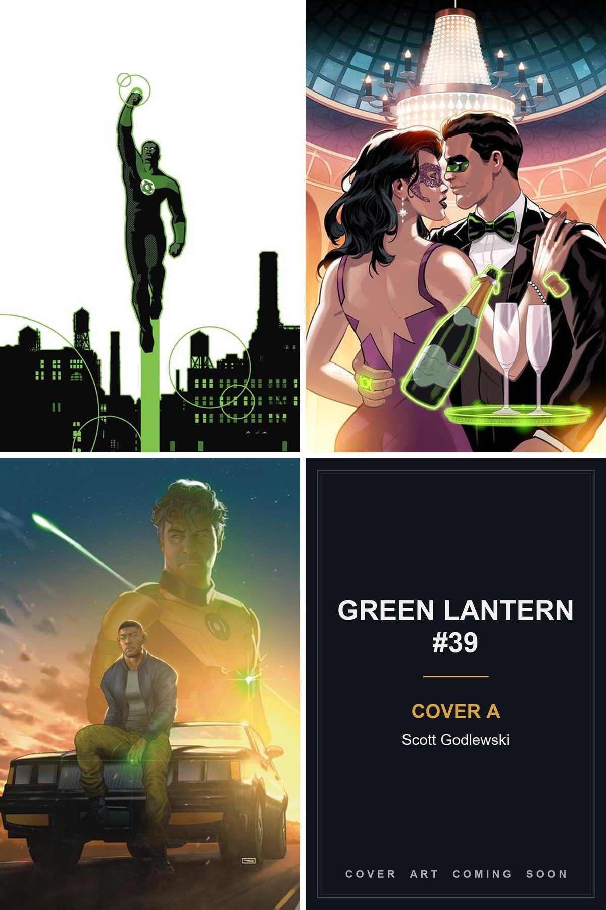 Green Lantern #39 cover collage — Cover A art coming soon