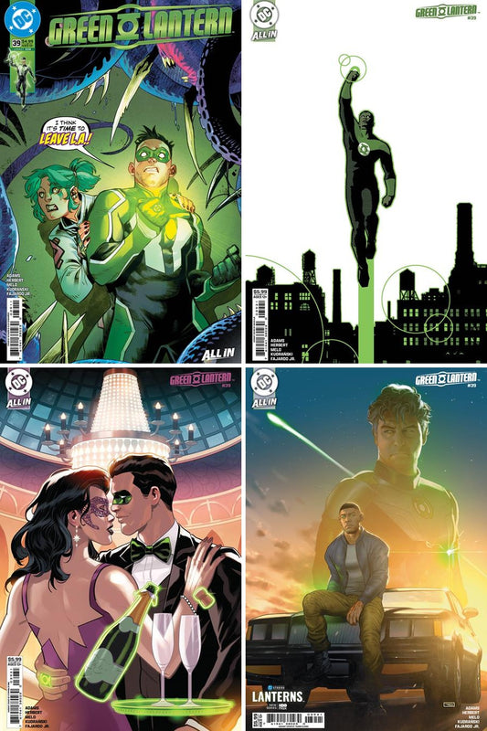 Green Lantern #39 cover collage