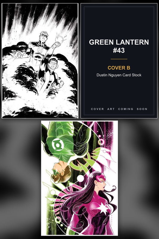 Green Lantern #43 cover collage - Cover B art coming soon