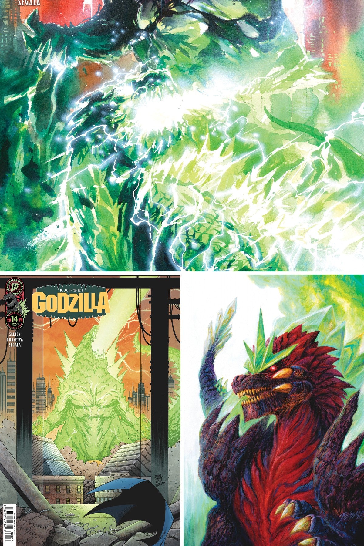 Godzilla [Kai-Sei Era] #14 cover collage