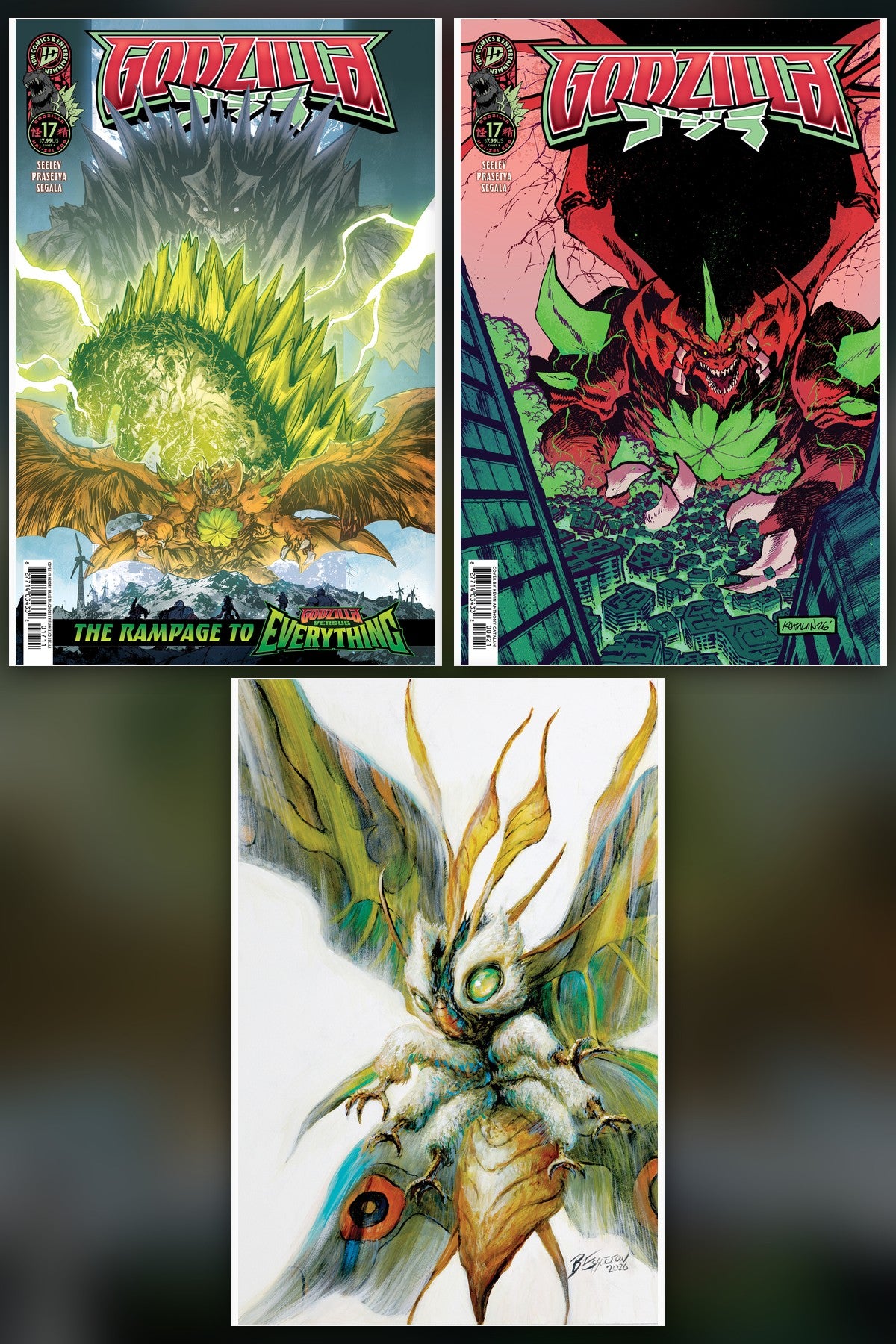 Godzilla [Kai-Sei Era] #17 cover collage