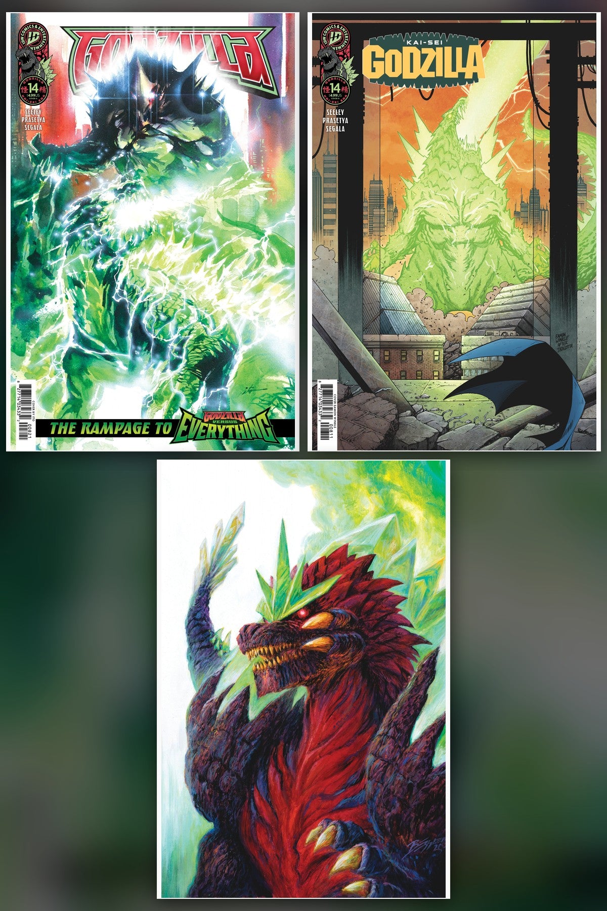 Godzilla [Kai-Sei Era] #14 cover collage