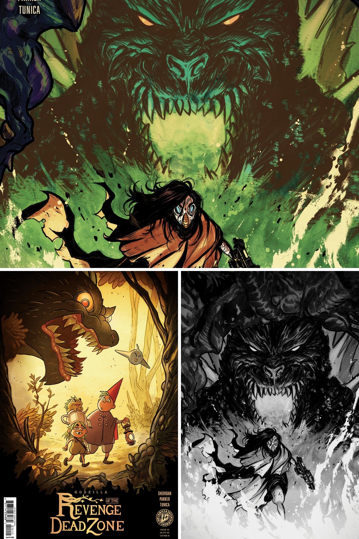 Godzilla: Revenge of the Deadzone [Kai-Sei Era] #2 cover collage