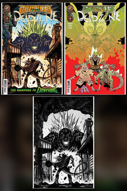 Godzilla: Revenge of the Deadzone [Kai-Sei Era] #4 cover collage