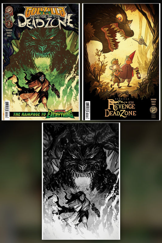 Godzilla: Revenge of the Deadzone [Kai-Sei Era] #2 cover collage