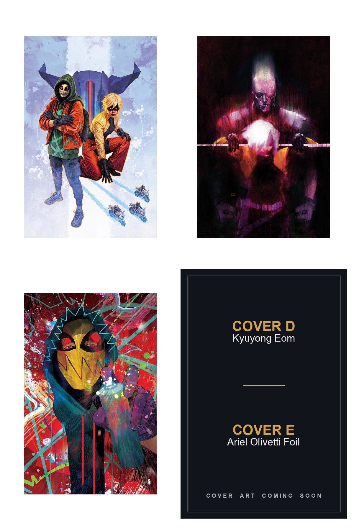 Gangs of Gotham #1 - All Covers - Covers D & E art coming soon