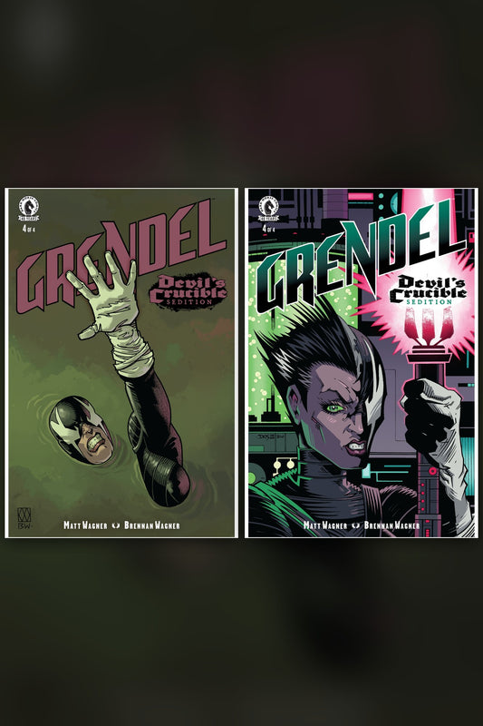 Grendel: Devil's Crucible-Sedition #4 cover collage