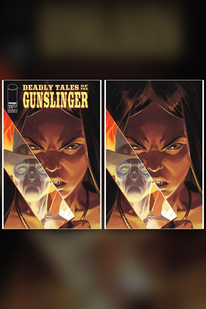 Deadly Tales Of The Gunslinger Spawn #22 cover collage