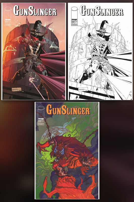 Gunslinger Spawn #59 cover collage