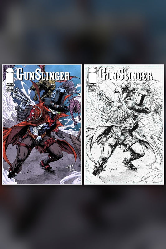 Gunslinger Spawn #60 cover collage