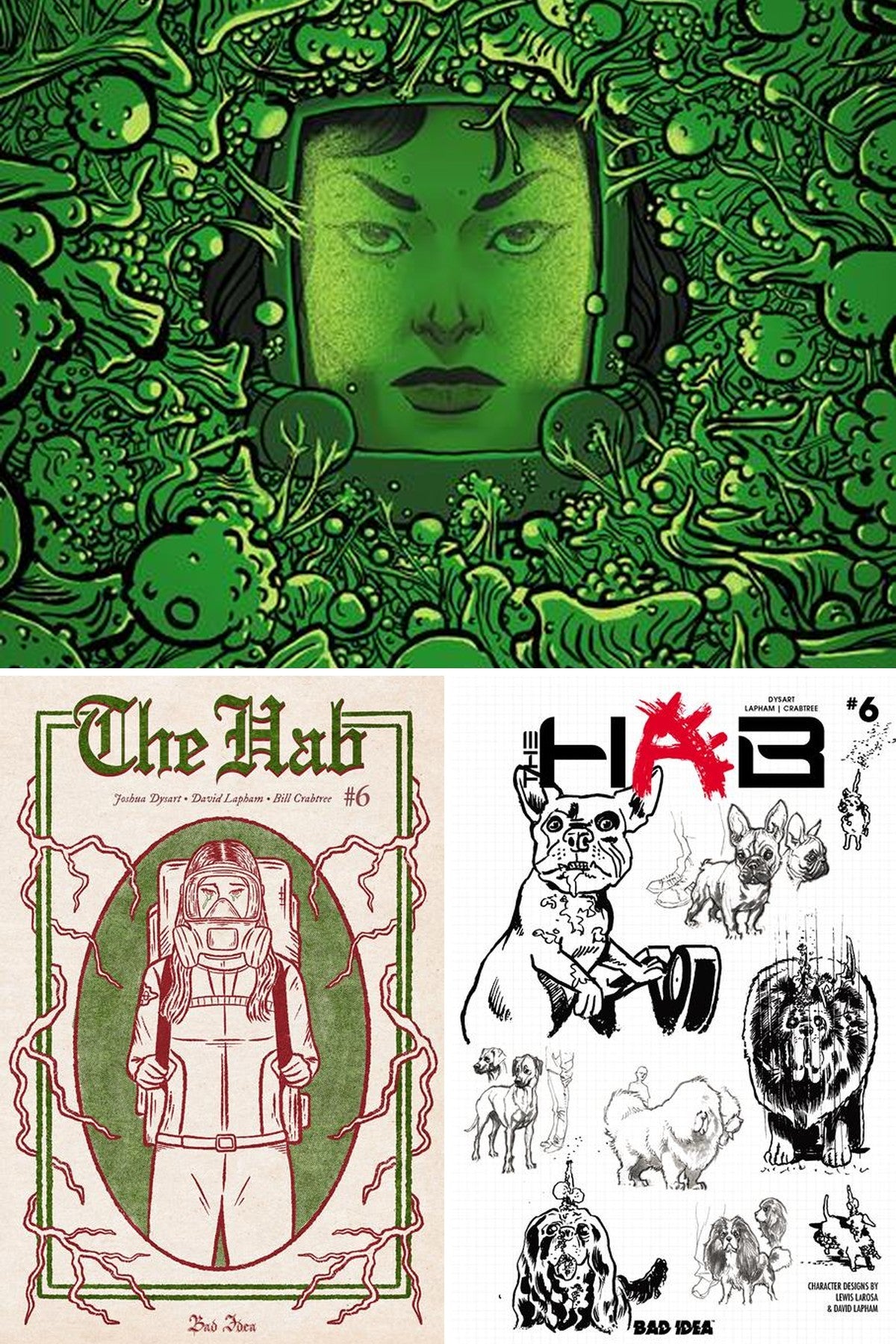 Hab #6 (Of 6) cover collage