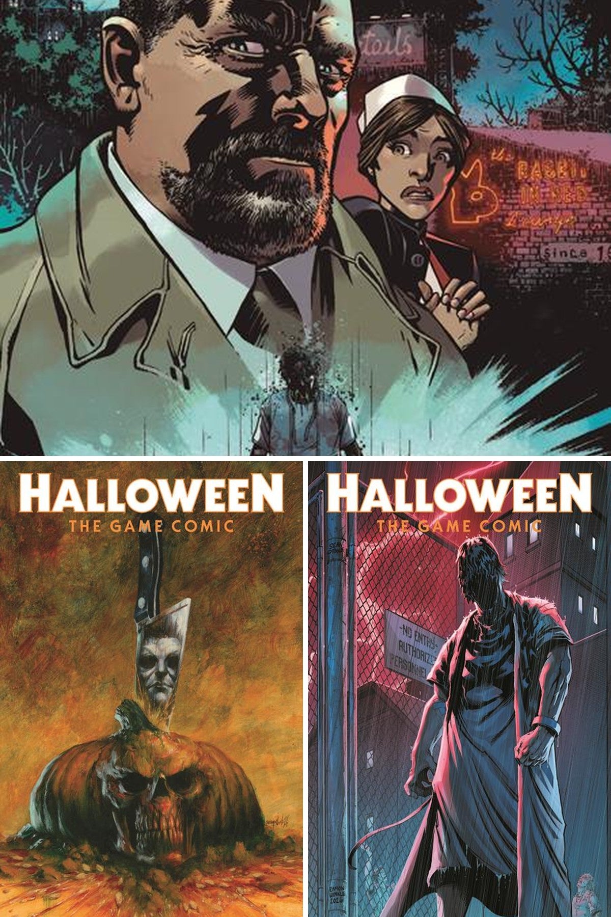 Halloween: The Game Comic #1 (Of 5) cover collage