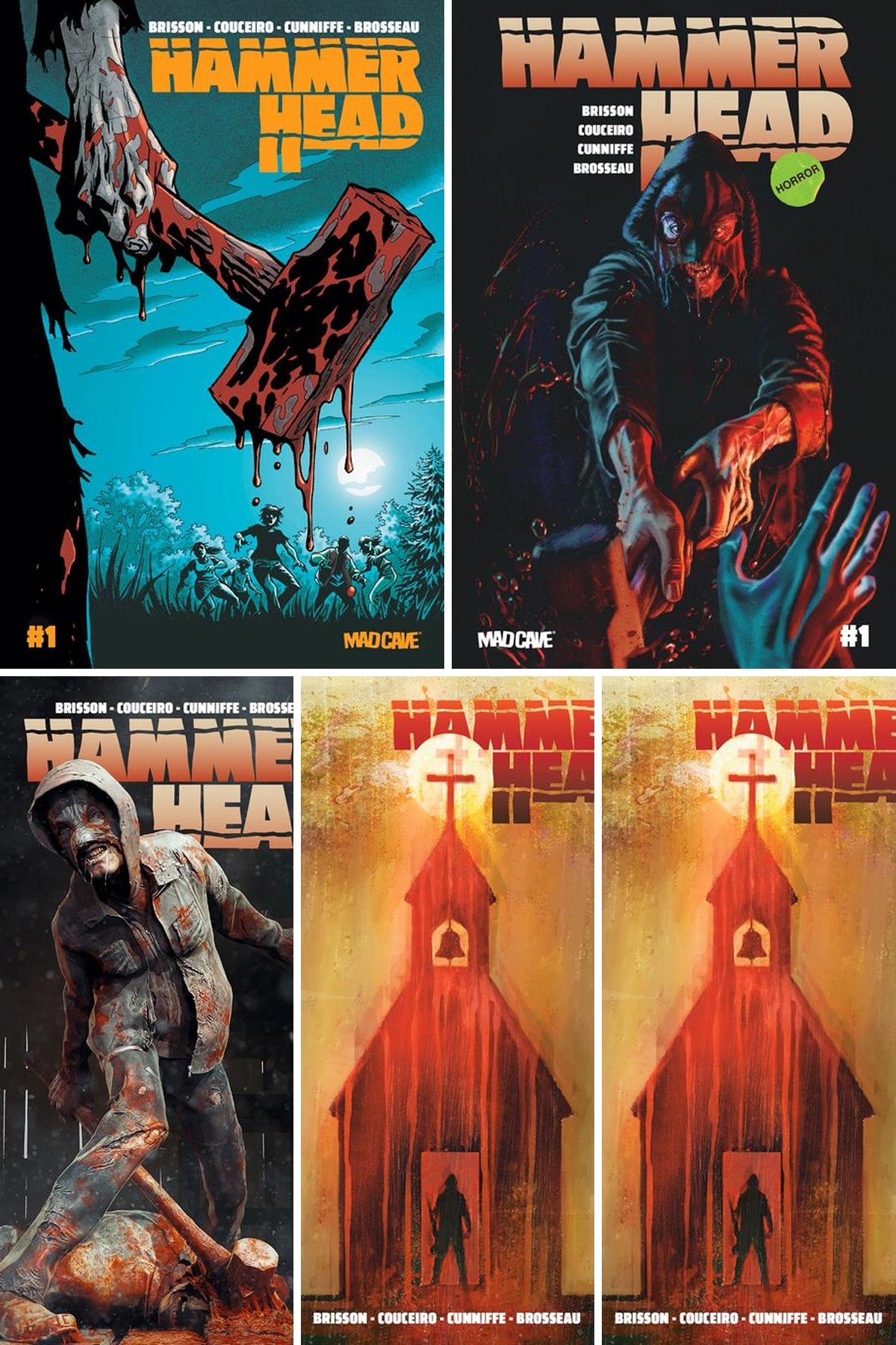 Hammer Head #1 (Of 5) cover collage