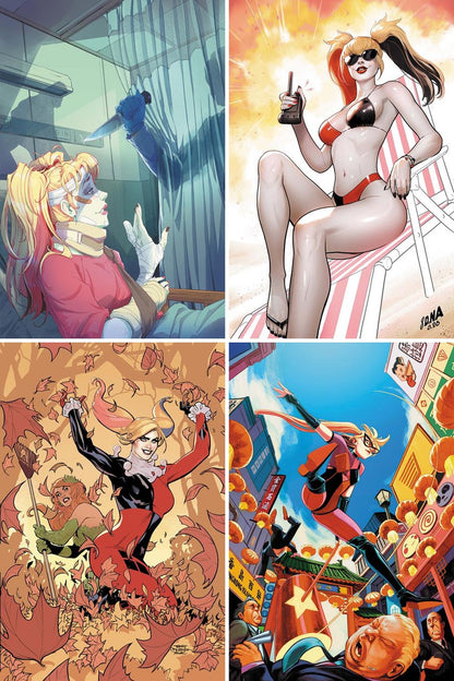 Harley Quinn #68 cover collage