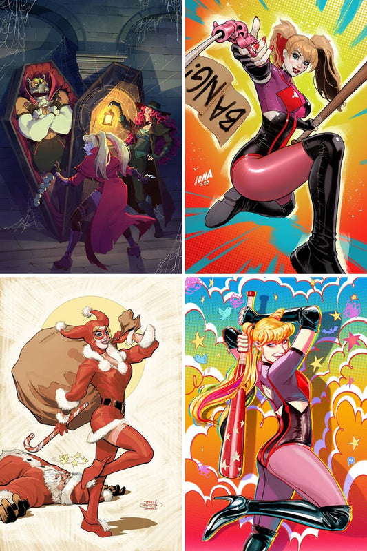 Harley Quinn #69 cover collage