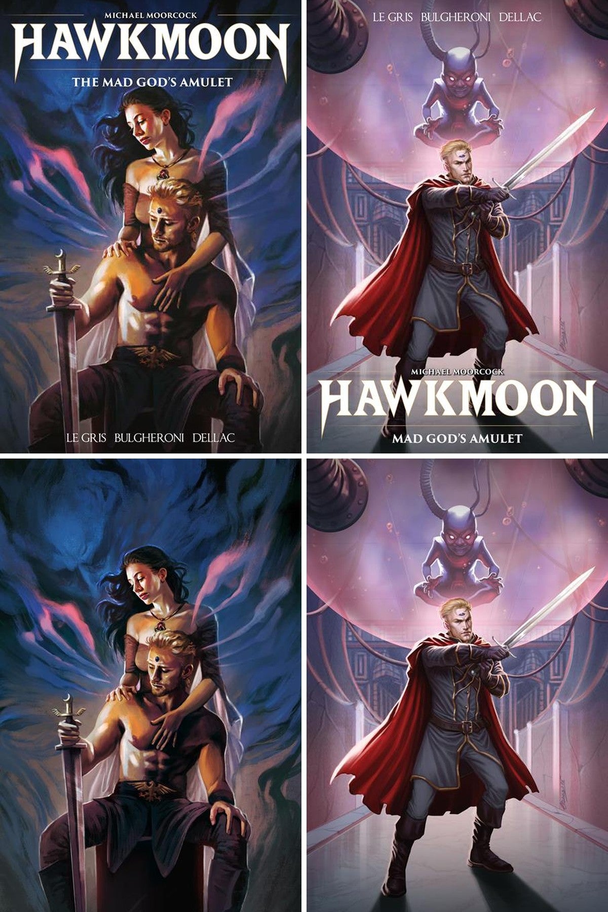 Hawkmoon The Mad God's Amulet #2 (Of 2) cover collage