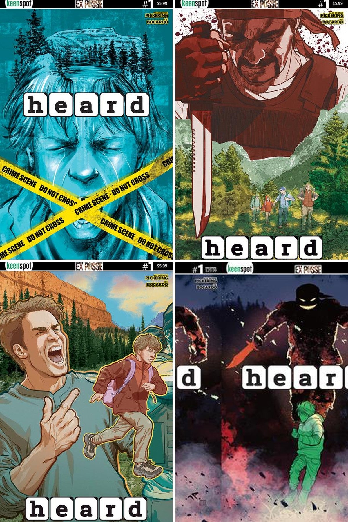 Heard #1 cover collage