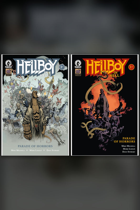 Hellboy in Hell: Parade of Horrors #1 cover collage