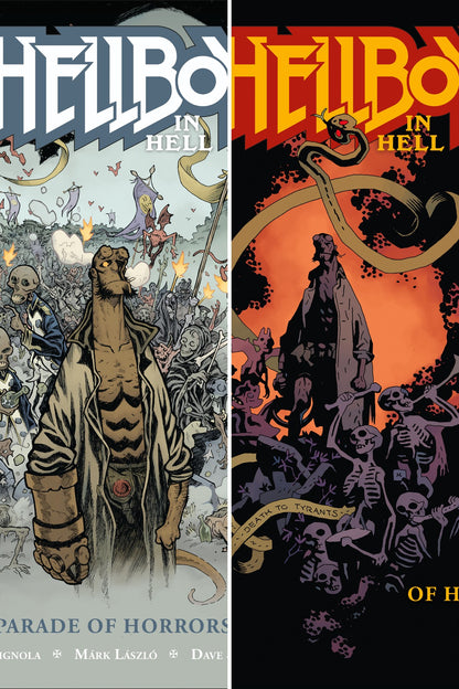 Hellboy in Hell: Parade of Horrors #1 cover collage