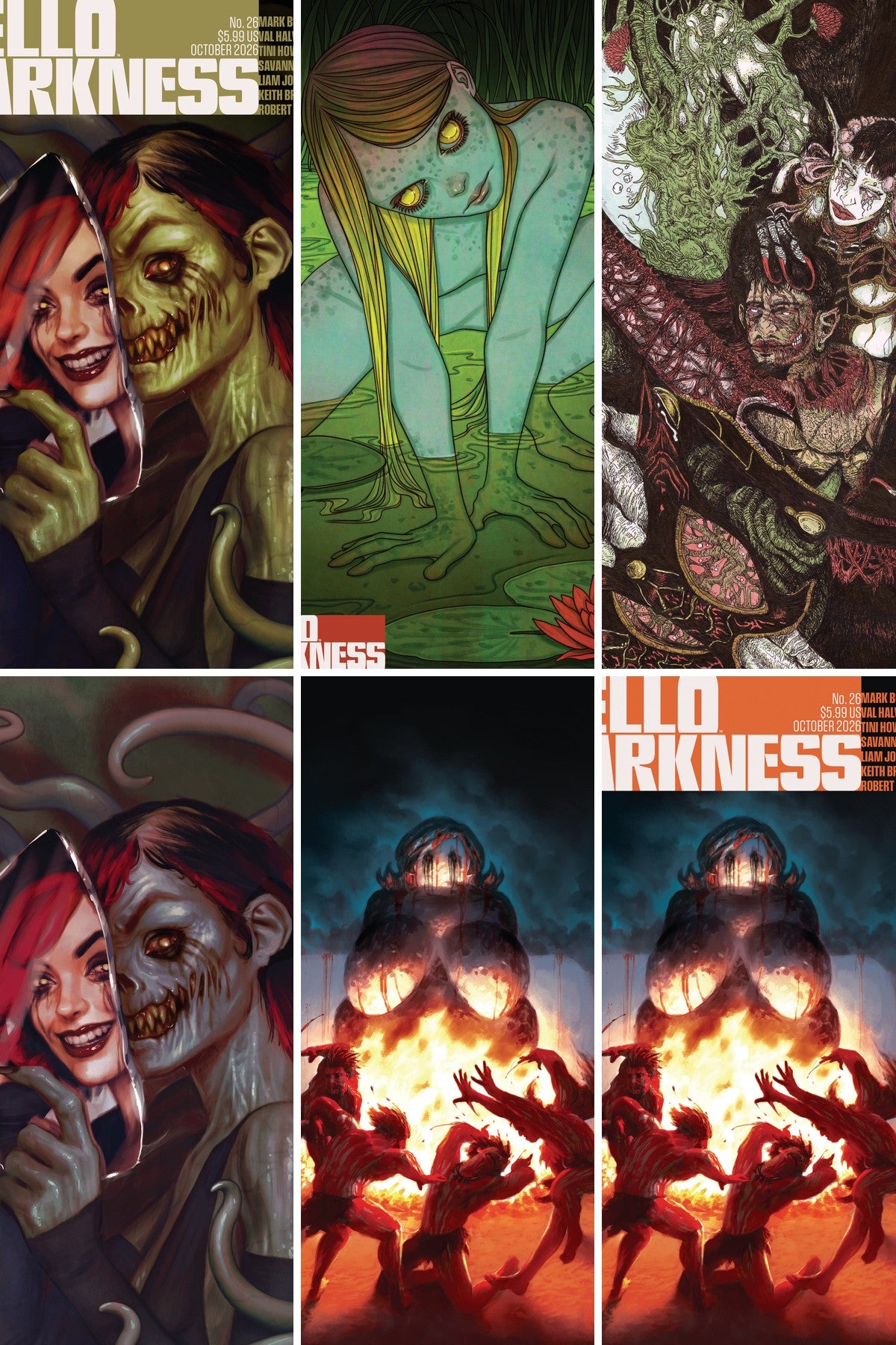 Hello Darkness #26 cover collage
