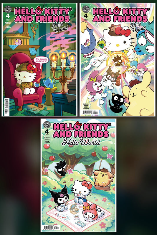 Hello Kitty: Hello World! #4 cover collage