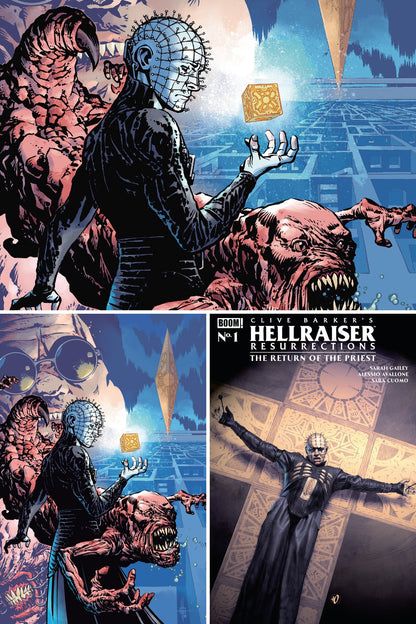 Hellraiser: Resurrections - The Return of the Priest #1 cover collage