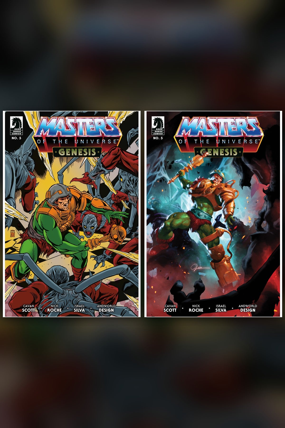 He-Man and the Masters of the Universe: Genesis #5 cover collage