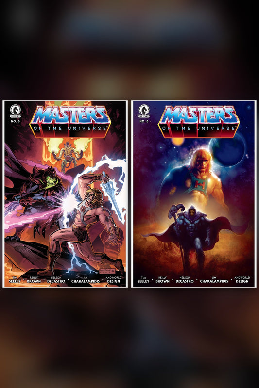 He-Man and the Masters of the Universe: The Sword of Flaws #8 cover collage