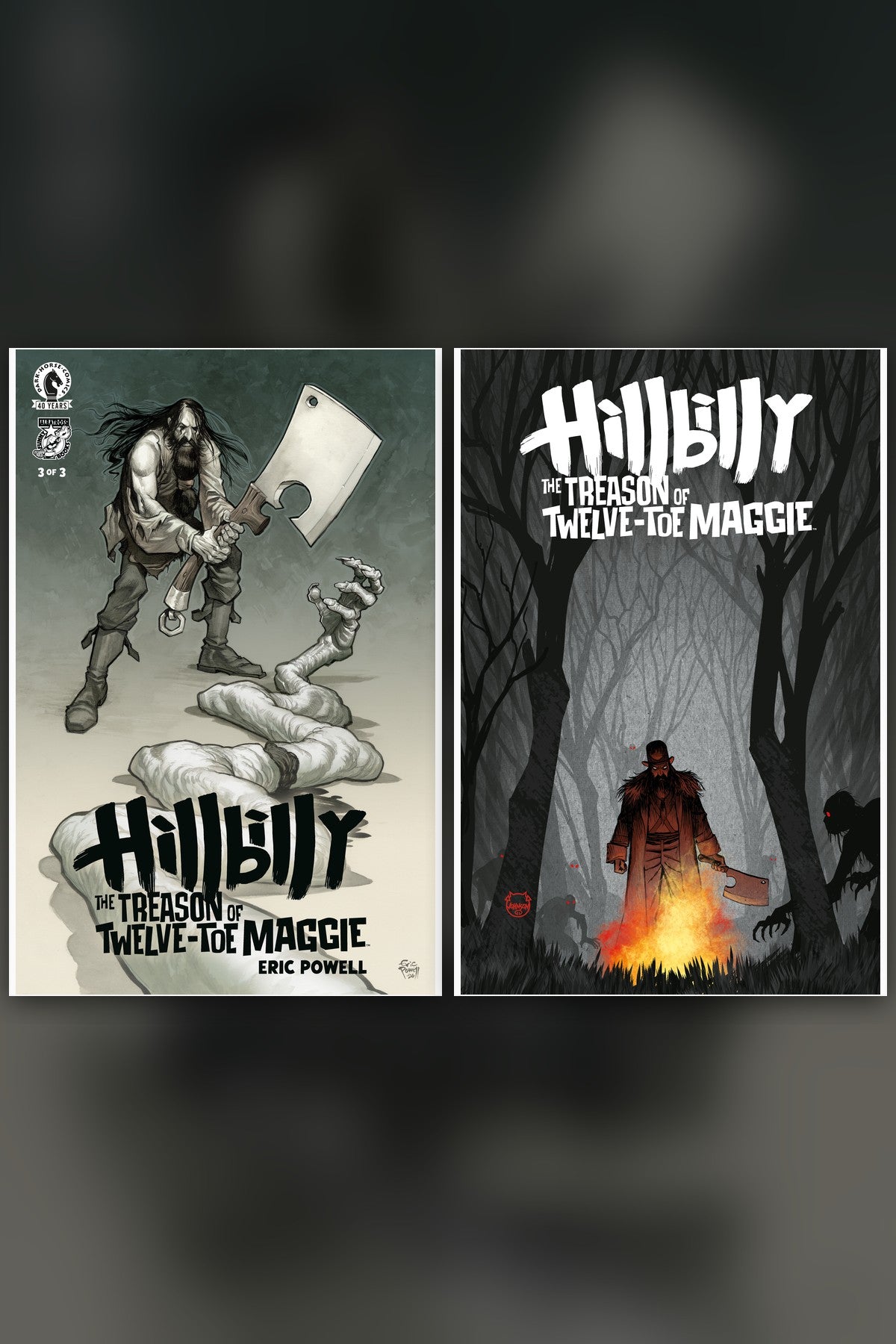 Hillbilly: The Treason of Twelve-Toe Maggie #3 cover collage