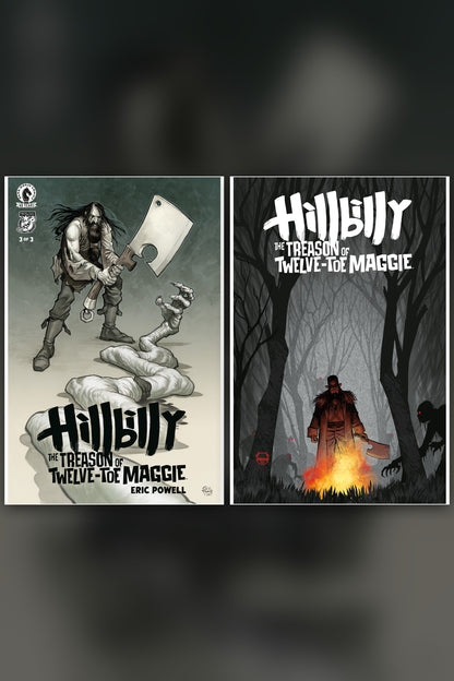 Hillbilly: The Treason of Twelve-Toe Maggie #3 cover collage