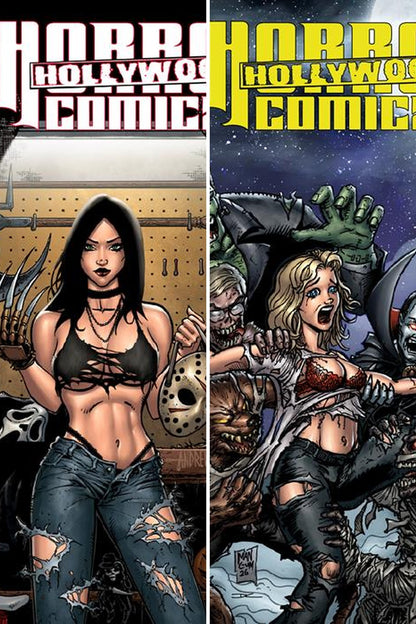 Horror Comics: Hollywood (One Shot) cover collage