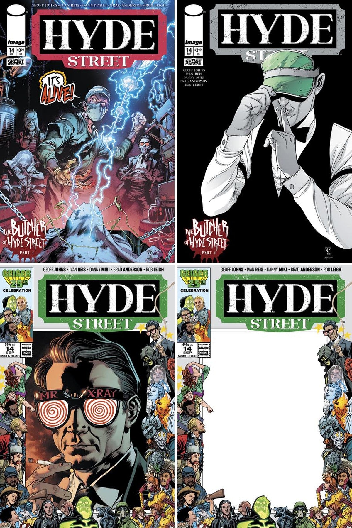 Hyde Street #14 cover collage