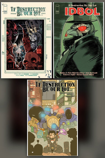 If Destruction Be Our Lot #8 cover collage