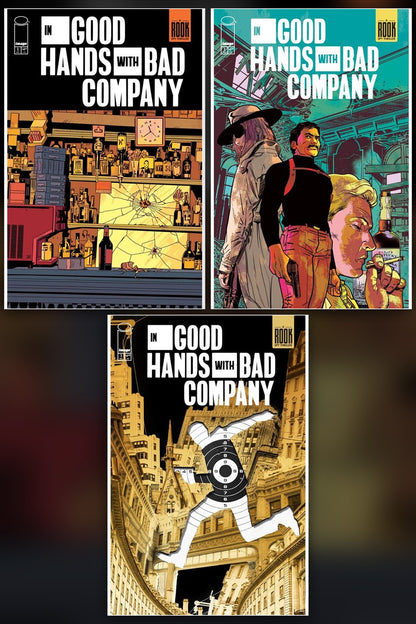 In Good Hands with Bad Company #1 cover collage