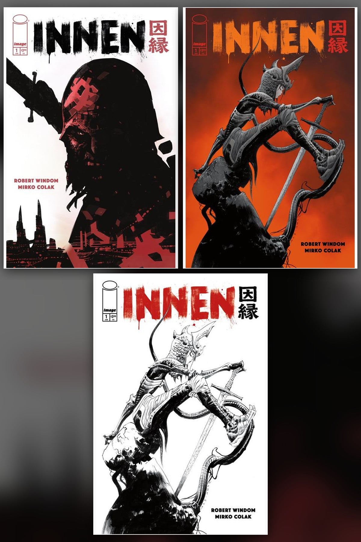 Innen #1 cover collage
