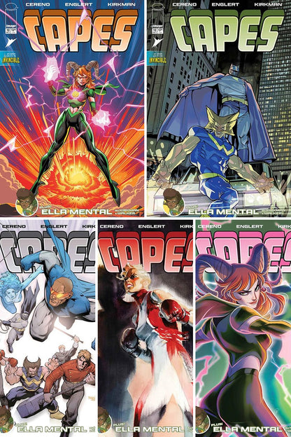 Invincible Universe Capes #12 cover collage